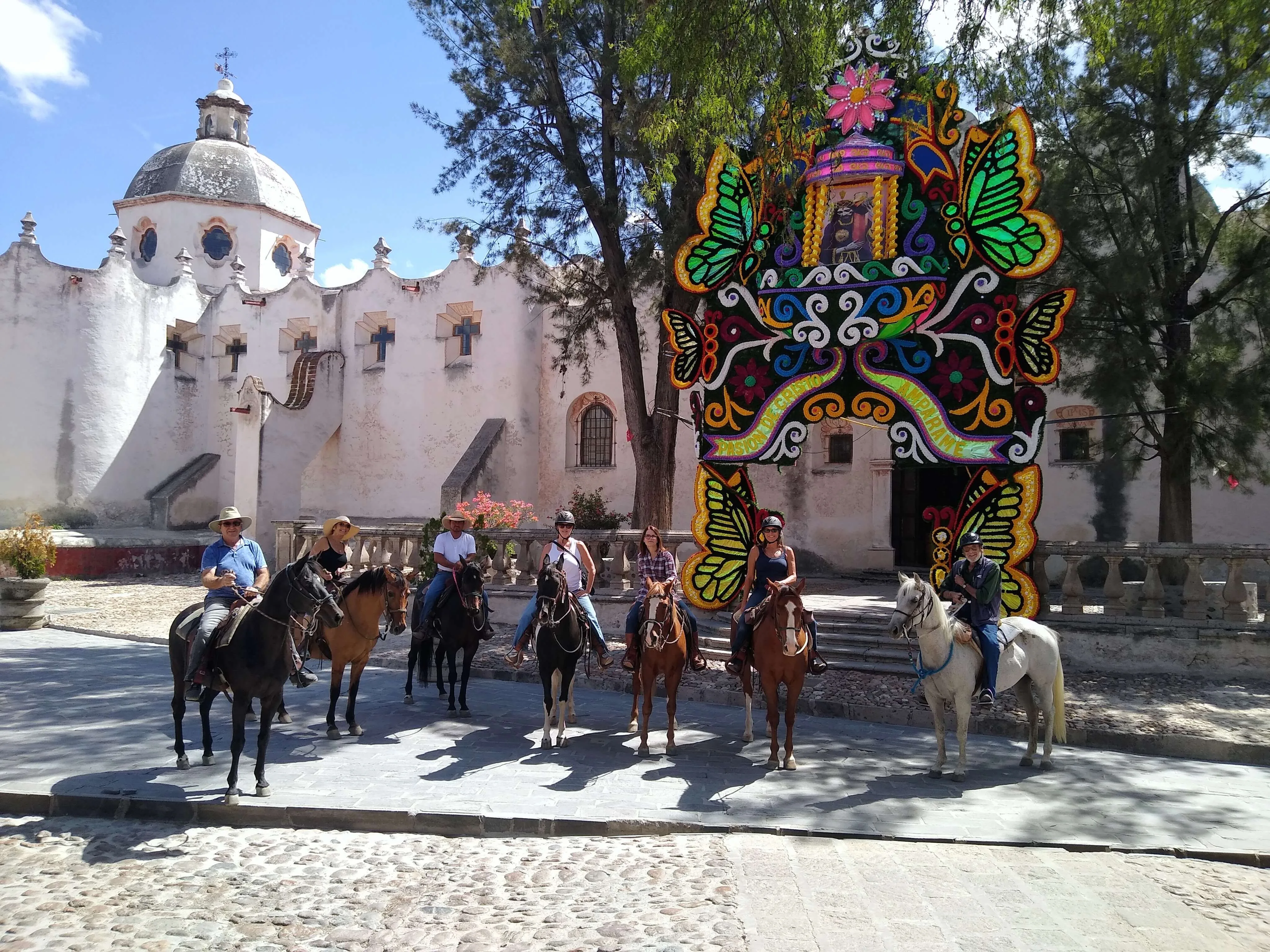 The Santuario de Atotonilco nearby